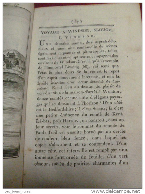 VOYAGE PHILOSOPHIQUE ET PITTORESQUE SUR LES RIVES DU RHIN en 1790 G.Forster