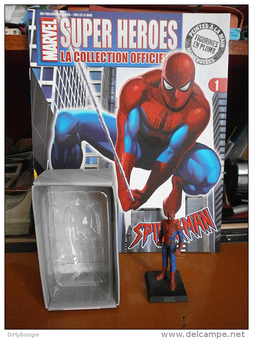 FIGURINE METAL SPIDERMAN Avec Sa Boîte Et Son Fascicule - MARVEL -EAGLEMOSS - Statuettes En Métal