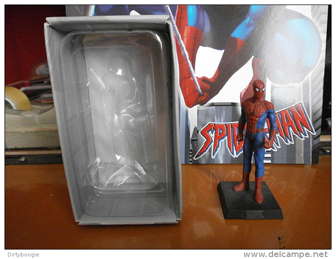 FIGURINE METAL SPIDERMAN Avec Sa Boîte Et Son Fascicule - MARVEL -EAGLEMOSS - Statues - Metal