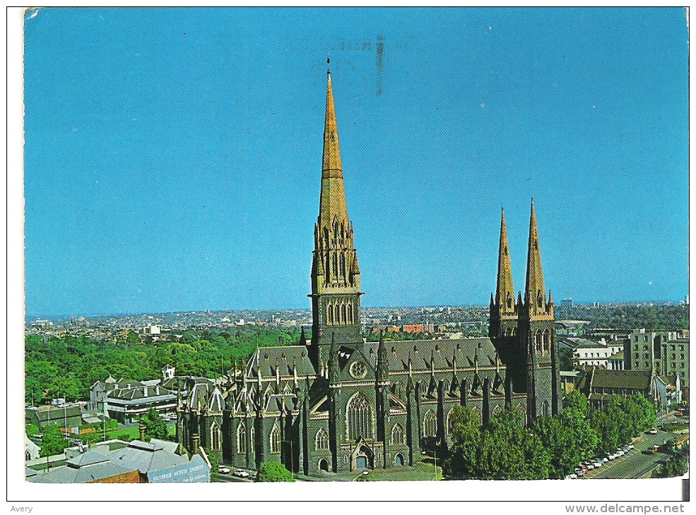 St. Patrick's Cathedral, Melbourne, Australia Situated At The Top Of The City - Melbourne