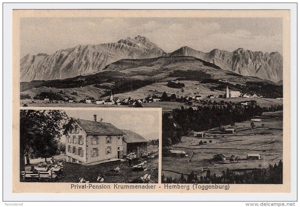 Schweiz, " Hemberg (Toggenburg) " Kanton St. Gallen   #1917 - Hemberg