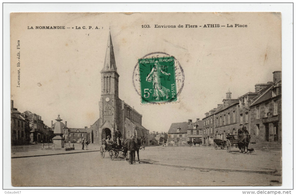 ATHIS DE L'ORNE (61) - LA PLACE - Athis De L'Orne