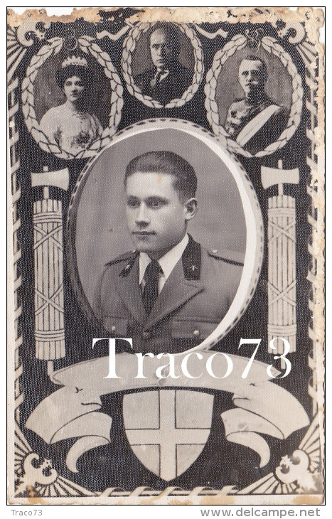 MILITARE ( Fuciliere  )  /  1942 - Regio Esercito _  Foto Formato  8,5 X13,5 Cm. - Guerra, Militari