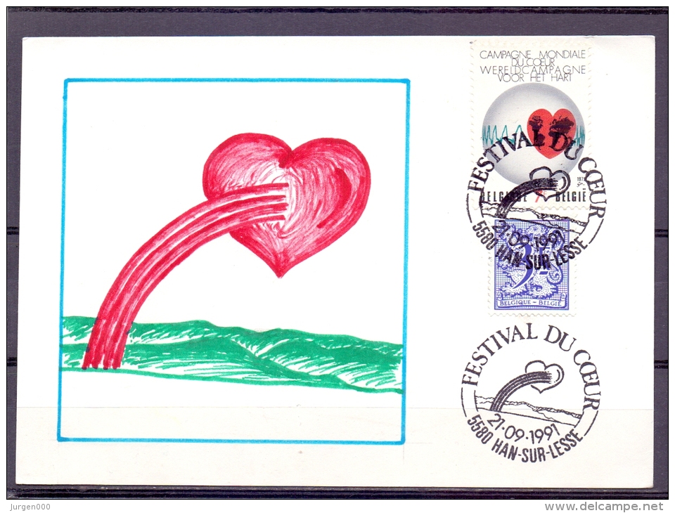 België - Festival Du Coeur - Han Sur Lesse 21/9/1991  (RM8967) - Mother's Day