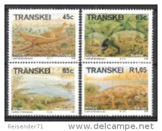 Transkei Südafrika RSA 1993 Prähistorische Tiere Animals Fauna Dinosaurier Saurier Fabrosaurus Dilctodon, Mi. 303-6 ** - Transkei