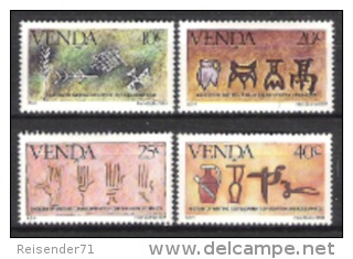 Venda Südafrika RSA 1984 Kultur Schrift Bildung Lesen Keilschrift China Kreta Hieroglyphen Ägypten, Mi. 86-9 ** - Venda