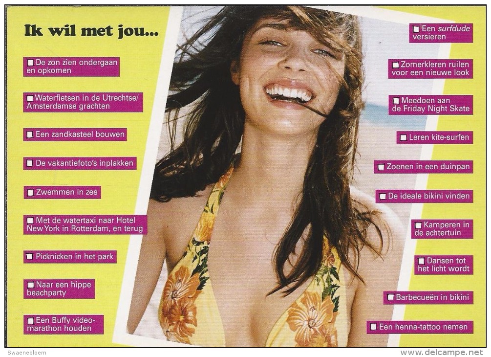 Boomerang Kaart - BORNTOLEAD !. Cosmo Girl ! Born To Lead ! Ik Wil Met Jou .... - Humor