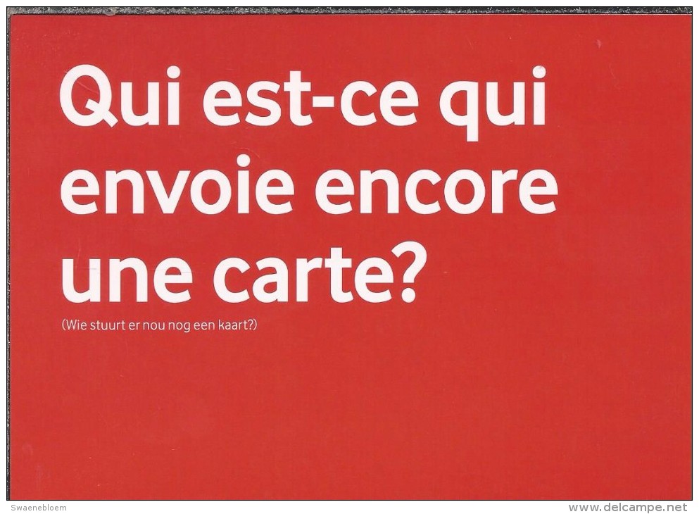 Boomerang Kaart - Vodafone. Qui Est-ce Qui Envoie Encore Une Carte? - Humor