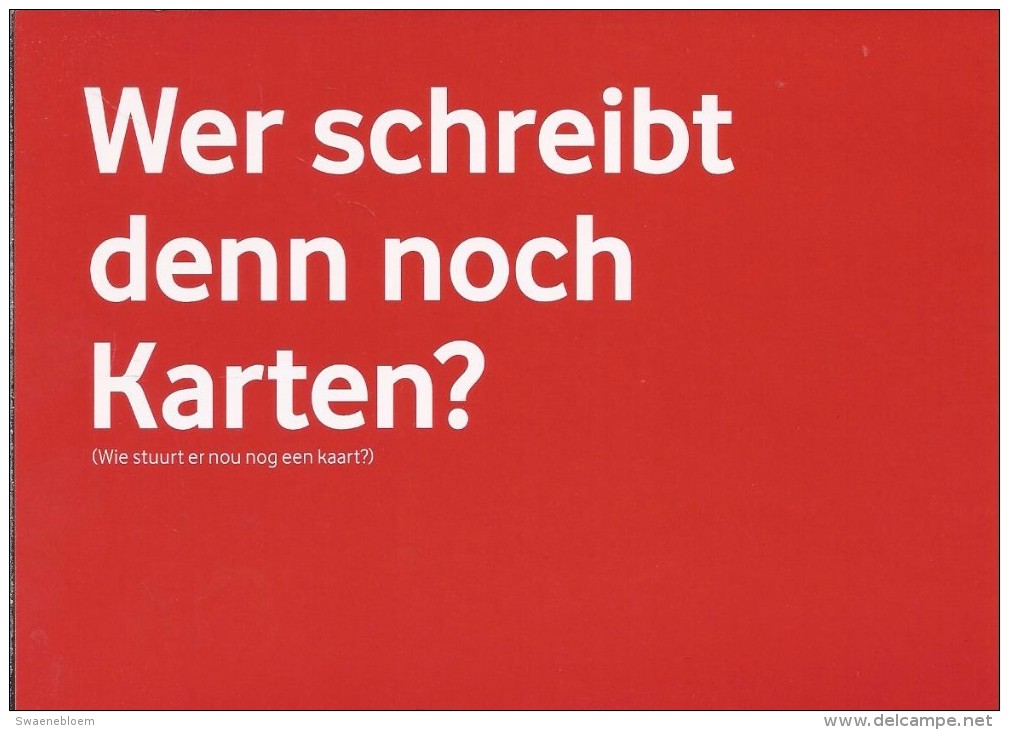 Boomerang Kaart - Vodafone. Wer Schreibt Denn Noch Karten? - Humor