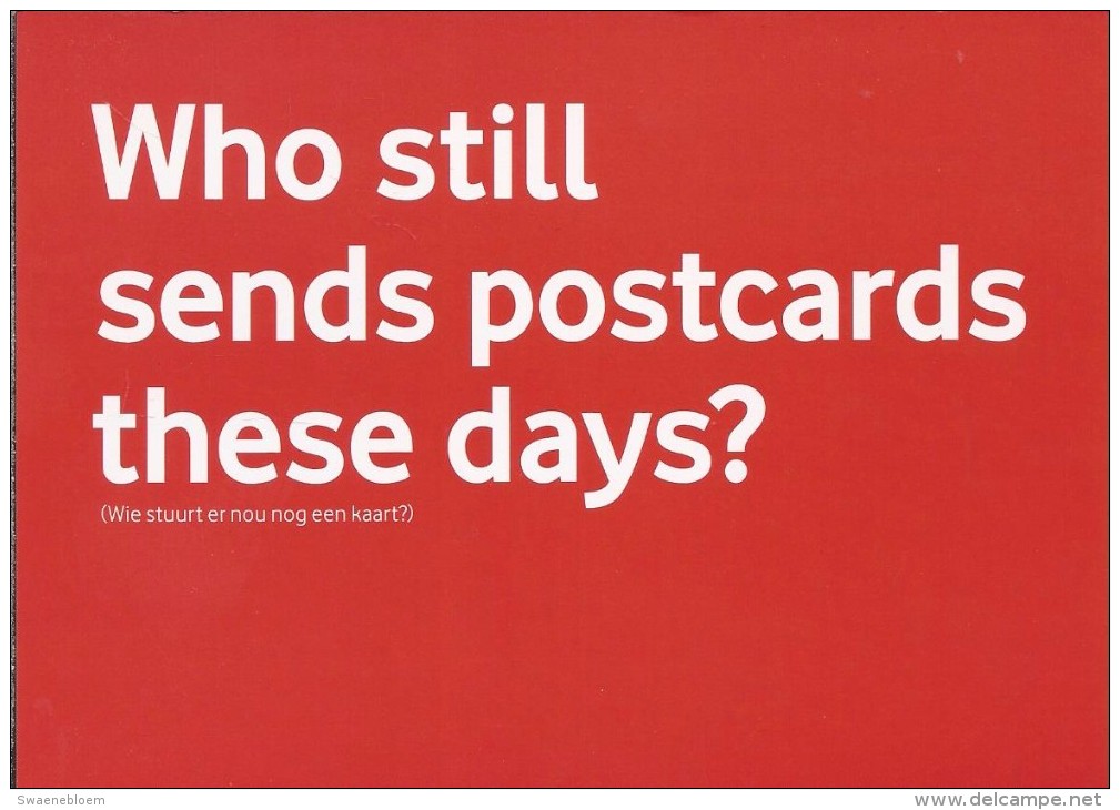 Boomerang Kaart - Vodafone. Who Still Sends Postcards These Days? - Humor