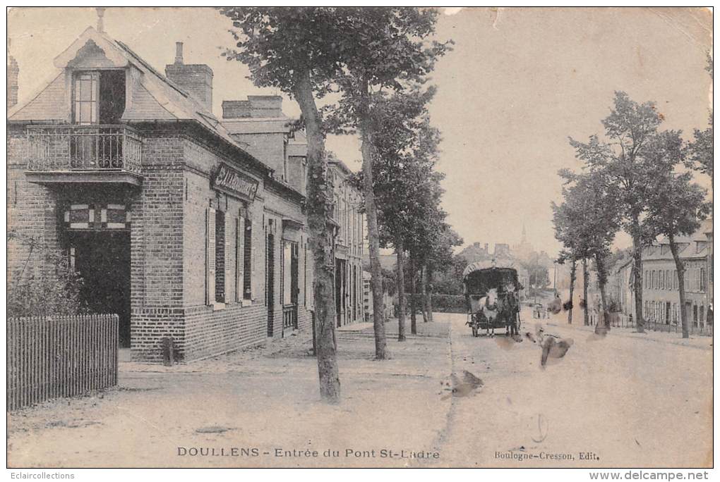 Doullens    80      Entrée Du Pont De St Ladre - Doullens