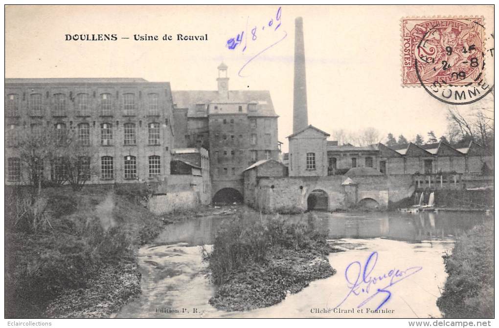 Doullens    80   Usine  De Rouval - Doullens