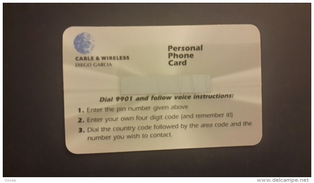 Diego Garcia-cable A Wireless-mint+3card Prepiad Free - Diego-Garcia