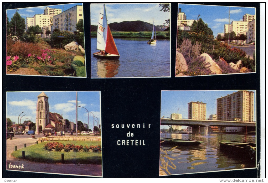 Souvenir De Créteil Multivues - Divers Aspects De La Ville (ed Franck) - Creteil