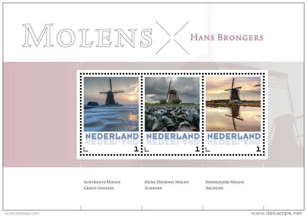 Nederland  2015  Molen  1 Muhle  Windmill  Sheetlet   Postfris/mnh/neuf - Unused Stamps