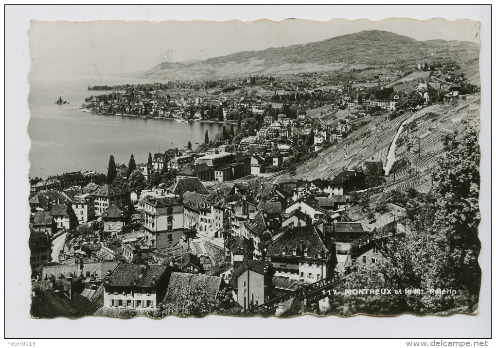 Montreux Et Le Mt. Pélerin, 1947. Kleinformat - Montreux