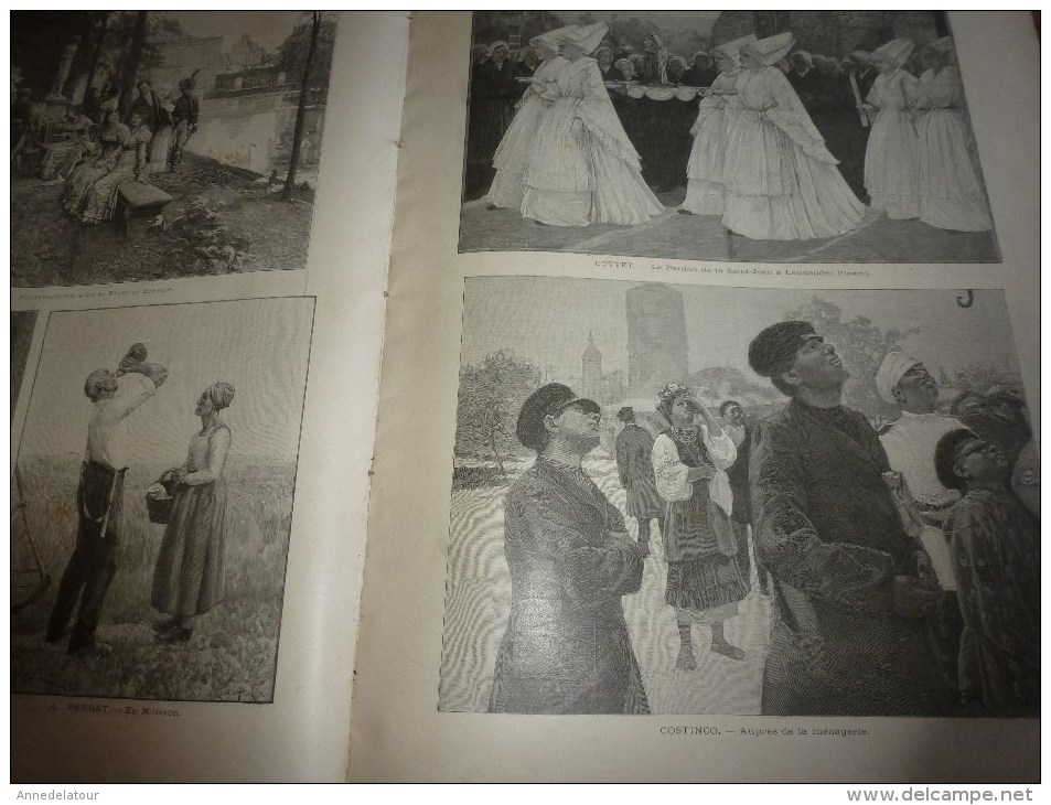 1894 SALON de la SOCIETE DES ARTISTES FRANCAIS au Palais des Champs Elysées:Plafond de l'Hôtel de Ville de Toulouse,etc