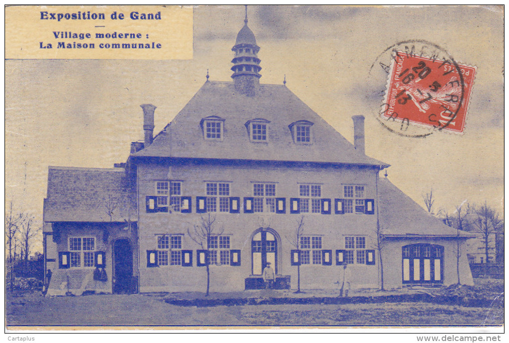 GAND EXPOSITION VILLAGE MODERNE MAISON COMMUNALE - Sonstige & Ohne Zuordnung