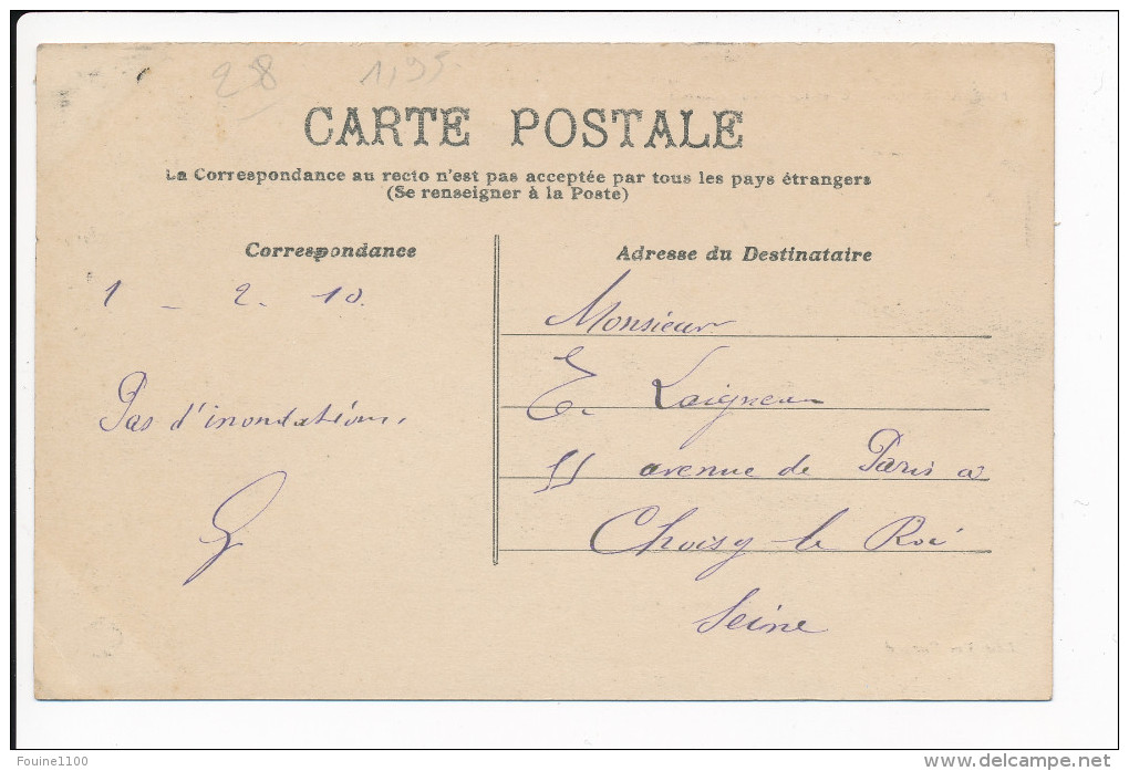 Carte De  FONTAINE - SIMON    ( Recto Verso ) - Autres & Non Classés