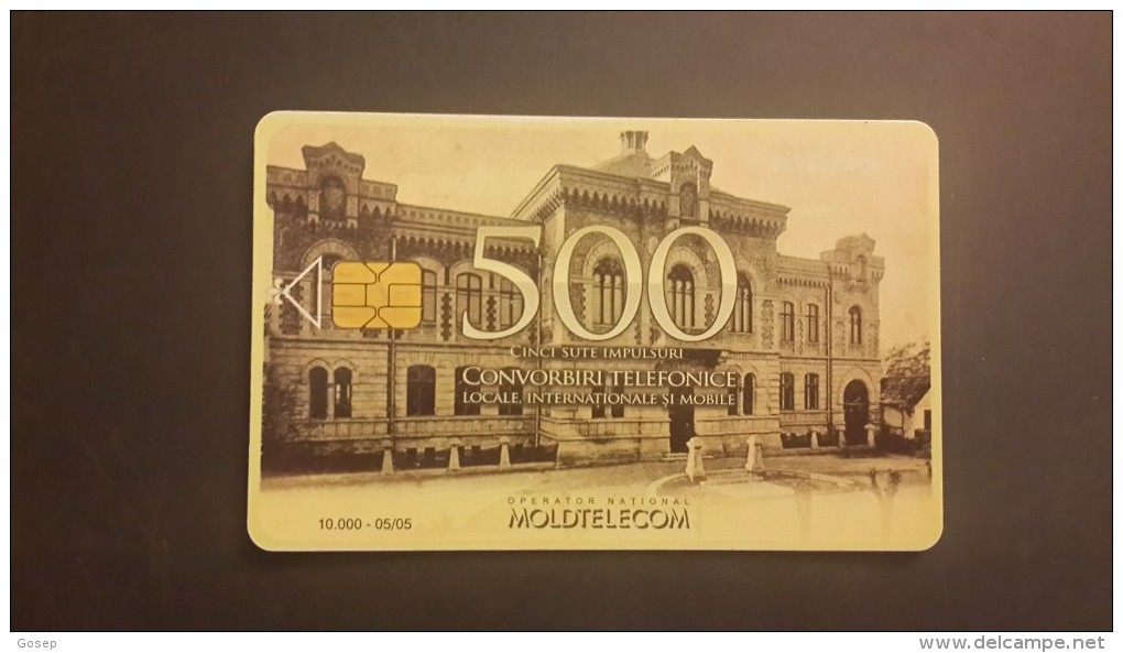 Moldova-very Expansive Card-500units-(5/2005)- Tirage-10.000- Used+ 7 Card Prepiad Free - Moldova