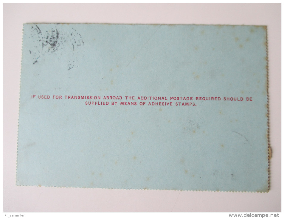 GB Kartenbrief. 3 Farben Frankatur! Sassenberg Stempel Preussen Nachverwendet, Späte Verwendung 21.9.1900!!!! - Cartas & Documentos