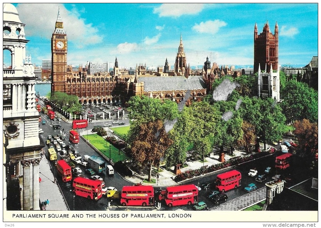 Bus Londoniens à Impériale - 7 CPA De Londres - Piccadilly Circus, Hyde Park, Oxford Street, Big Ben, Parlament... - Autobús & Autocar