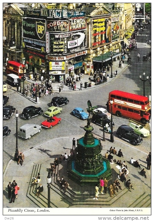 Bus Londoniens à Impériale - 7 CPA De Londres - Piccadilly Circus, Hyde Park, Oxford Street, Big Ben, Parlament... - Buses & Coaches