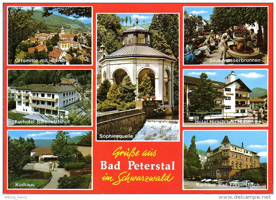Bad Peterstal Griesbach - Mehrbildkarte 6 - Bad Peterstal-Griesbach