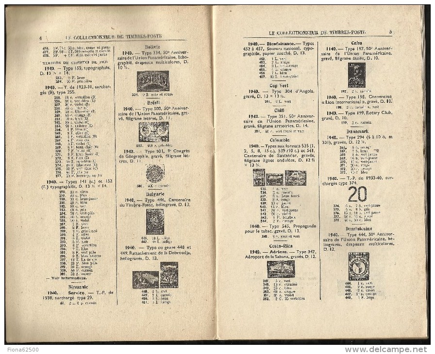 CATALOGUE . ARTHUR MAURY .  LE COLLECTIONNEUR DE TIMBRES - POSTE . N°  638 . 25 JANVIER 1941 . - Cartas & Documentos