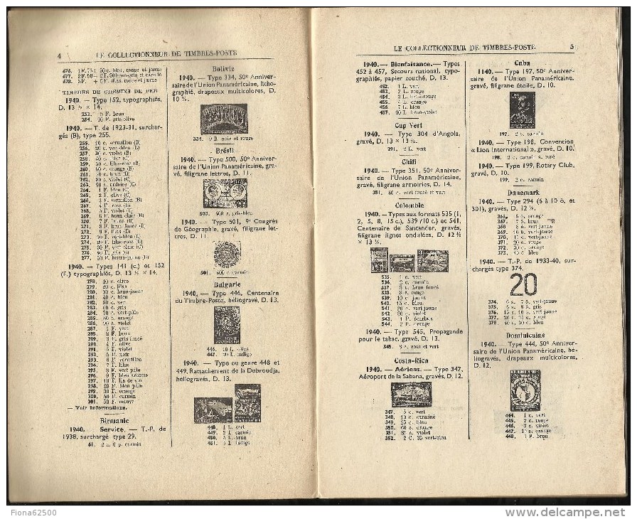 CATALOGUE . ARTHUR MAURY .  LE COLLECTIONNEUR DE TIMBRES - POSTE . N°  638 . 25 JANVIER 1941 . - Covers & Documents