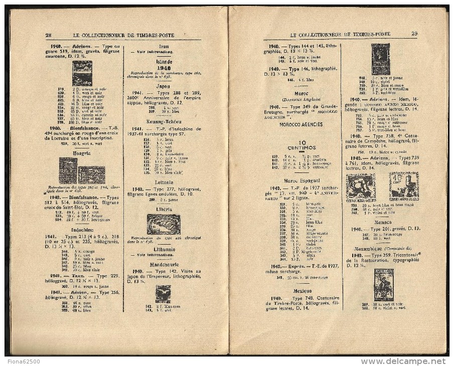 CATALOGUE . ARTHUR MAURY .  LE COLLECTIONNEUR DE TIMBRES - POSTE . N°  639 . 25 FEVRIER1941 . - Covers & Documents