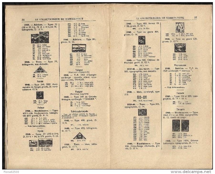 CATALOGUE . ARTHUR MAURY .  LE COLLECTIONNEUR DE TIMBRES - POSTE . N°  639 . 25 FEVRIER1941 .