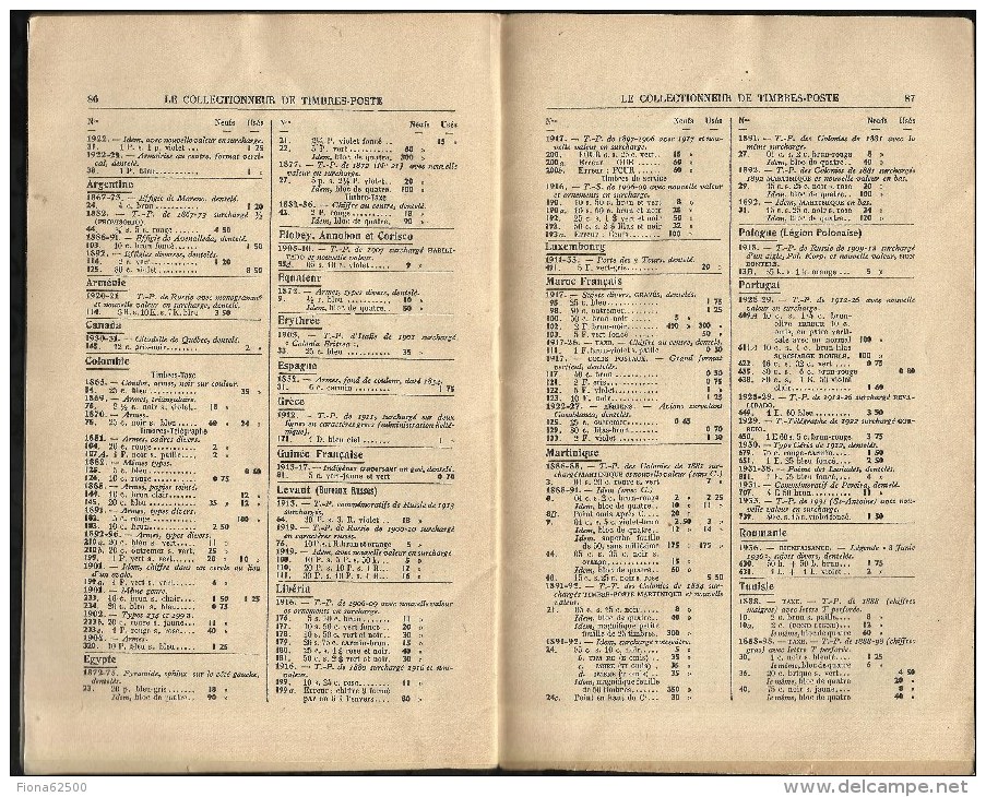 CATALOGUE . ARTHUR MAURY .  LE COLLECTIONNEUR DE TIMBRES - POSTE . N°  641 . 25 AVRIL 1941 .