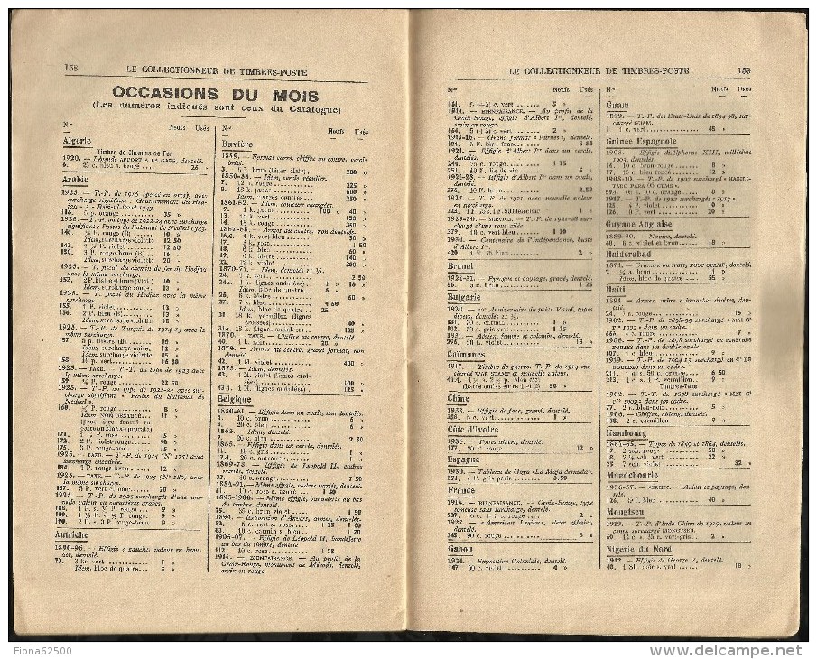 CATALOGUE . ARTHUR MAURY .  LE COLLECTIONNEUR DE TIMBRES - POSTE . N°  645-646 . 25 AOÛT-25 SEPTTEMBRE 1941 .