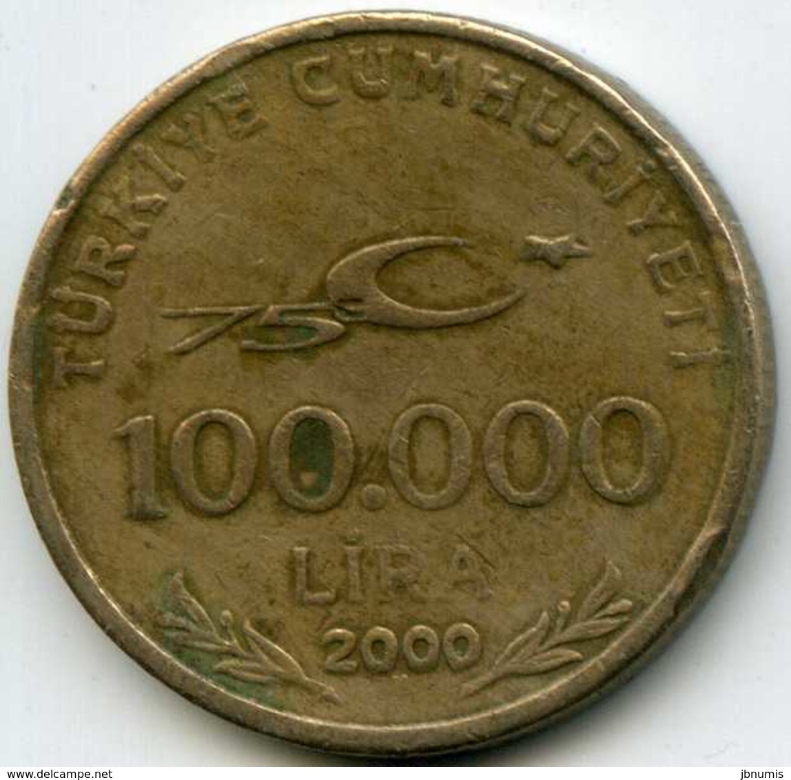 Turquie Turkey 100000 Lira 2000 KM 1078 - Turkey