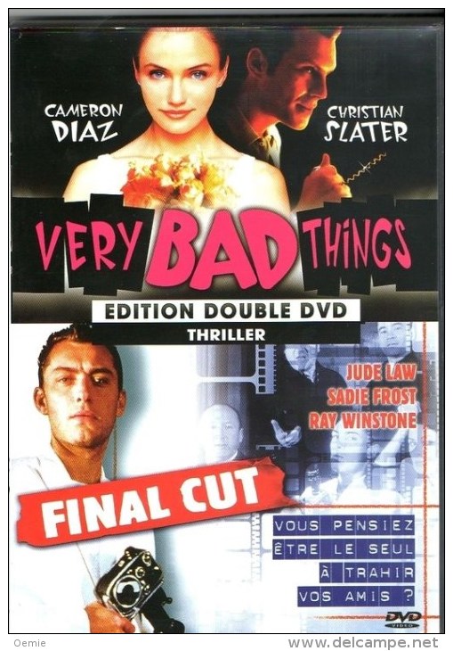 Very Bad Things Et Final Cut °°° 2 Film En DVD - Policiers