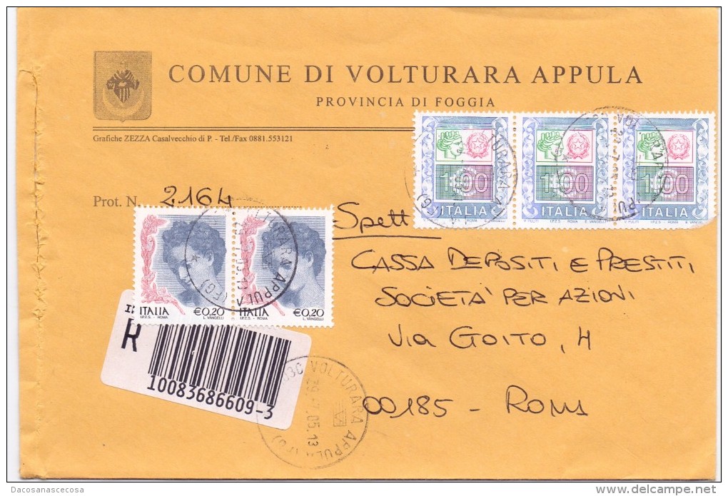 VOLTURARA APPULA - 71030 - PROV FOGGIA - R - 2005 - FTO 12X17 - TEMATICA TOPIC STORIA COMUNI D'ITALIA - Macchine Per Obliterare (EMA)