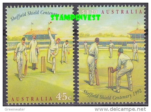 Australia 1992 Cricket / Sheffield Shield Centenary 2v ** Mnh (21947) - Ongebruikt