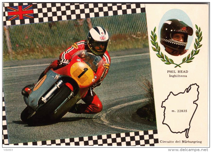 Motorcycle Grand Prix PHIL READ Circuit NURBURGRING - Moto Motocyclisme - Motorfietsen