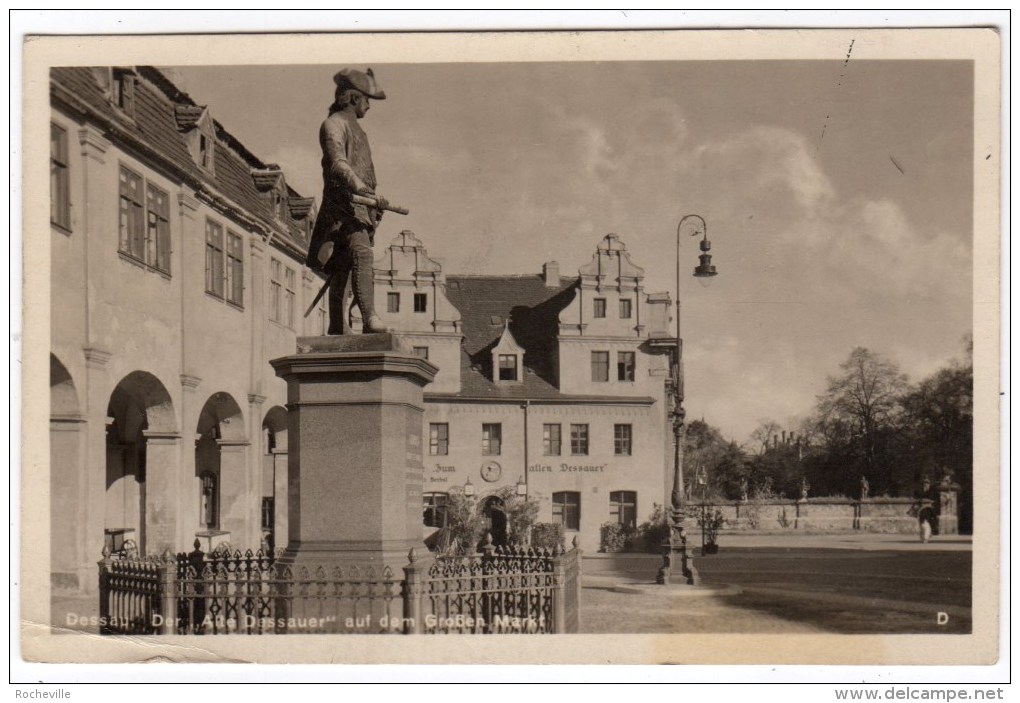 Allemagne- DESSAU- Der " Alte Dessauer" Auf Dem Grossen Markt - CPA - Dessau