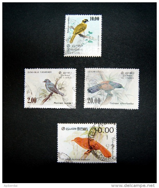 Sri Lanka - 1979/83/88  Best Values Of Birds Series (4) - Collections, Lots & Series