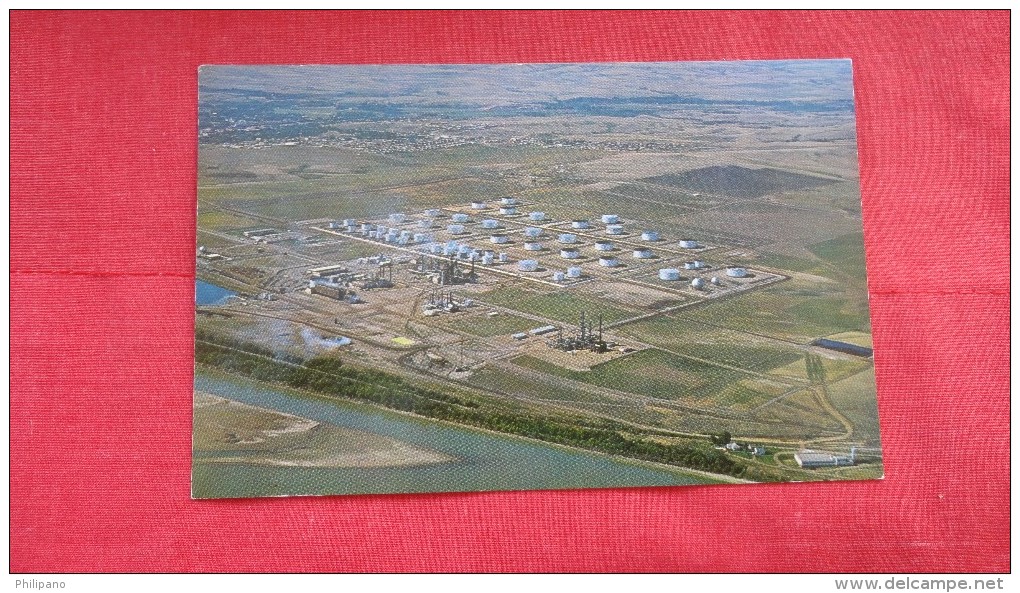 Standard Oil Co Refinery City Of Mandan ND In Backround------   ----------        ----1842 - Mandan