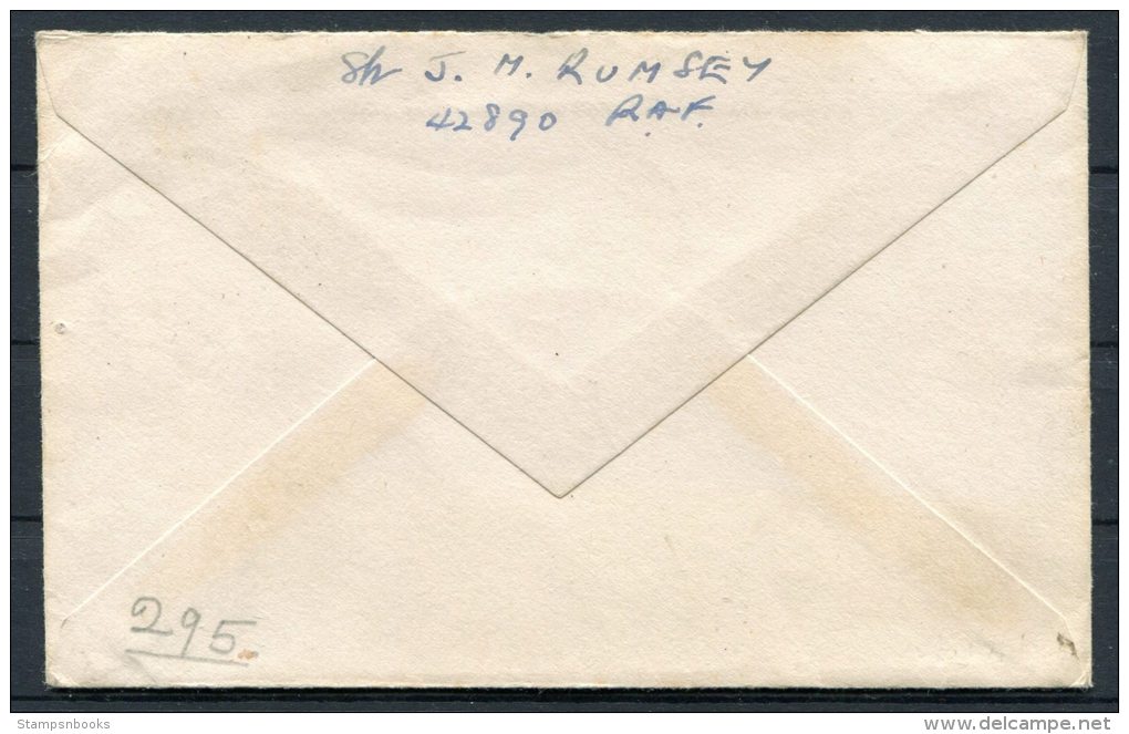 1945 Iceland RAF Post Office 001 Fieldpost Cover -  Kew, Surrey, England - Brieven En Documenten