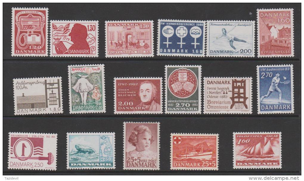 DENMARK - Collection 1960-1980 Semi Postals. Mixed Mint And Used - Collections