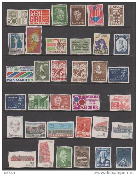 DENMARK - Collection  Of Mainly MNH. Several Sets And Many Single Issues. Great Value Lot. Check All Scans - Verzamelingen