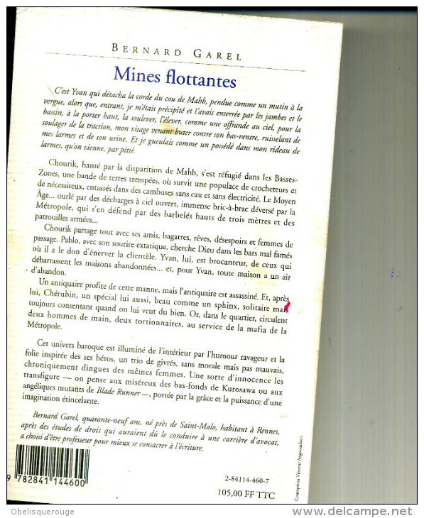 BERNARD GAREL MINES FLOTTANTES RAMSAY 1999 230 PAGES - Action