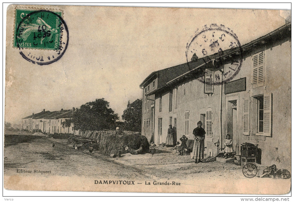 Carte Postale Ancienne De DAMPVITOUX - Chambley Bussieres