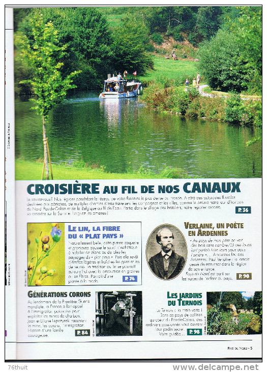 PAYS DU NORD - N° 41 - Mai Juin 2001  - Thiérache, En Bateau Sur Les Canaux, Le Lin, 80 Ans Dans Les Corons - Tourisme