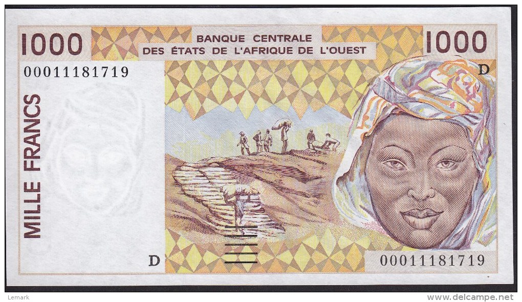 Mali 1000 Francs 2000 P411Dk UNC - Mali