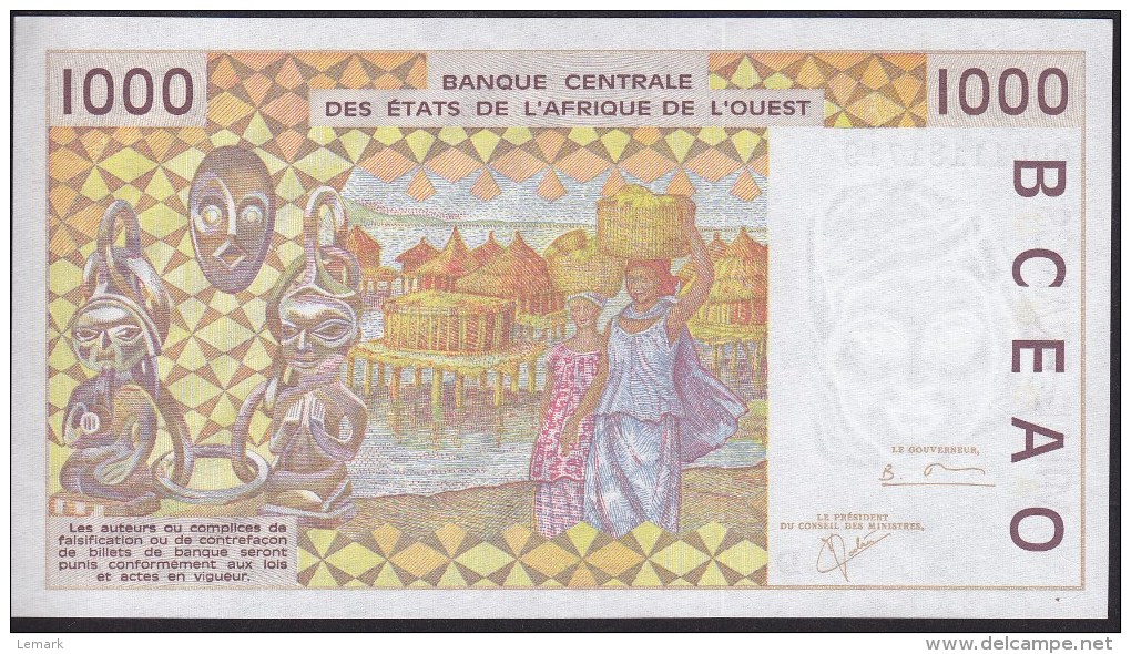 Mali 1000 Francs 2000 P411Dk UNC - Mali